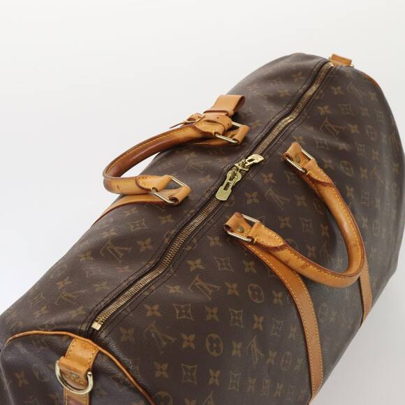LOUIS VUITTON Monogram Keepall Bandouliere 55 Boston Bag M41414 - Picture 13 of 16